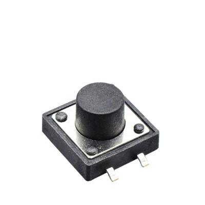 China 12x12mm Tact Tactile Push Button SMD PCB Switch Momentary With Cap For Arduino TS1212TP for sale