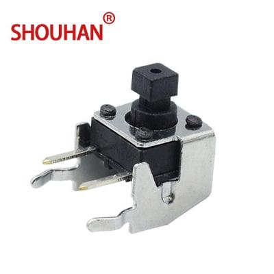 China TS66ZJFT 6x6 2 Horizontal Side Bracket Tact Switch Push Button Switch 6x6 Tact Switch With Bracket for sale