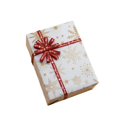 China Factory Direct Sale Moisture Proof Christmas Theme Pattern Genuine Custom Designer Wrapping Paper for sale