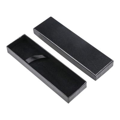 China New Arrival Recyclable Black Packaging Small Gift Box Factory Wholesale Cardboard Pencil Case for sale