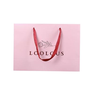 China Wholesale Factory Recyclable High Quality With Your Own Logo Colored Paper Bags for sale