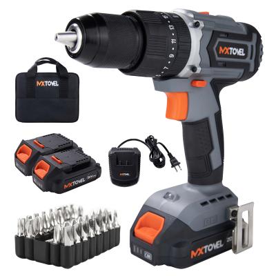 China Metalwell DC18V Max-Compatible-Li-ion Battery-Electric/Cordless Impact Drill Wood: 45mm Steel: 13mm Concrete: 13mm for sale