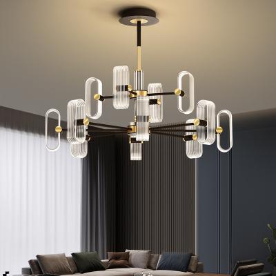 China New Design Classic Modern Designer Fancy Iron Indoor Luminaria Lighting Chandeliers And Pendant Lights for sale