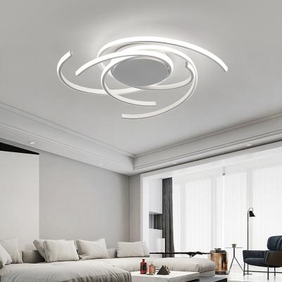 China Nordic New Design Surface Mounted Aluminum 72W Ceiling Light For Living Room Home Bedroom Hotel Indoor Modern LED Ceiling Lamp for sale