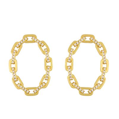 China CLASSIC OBE New Arrival Gold Earrings Women Trending Wedding Earrings for sale