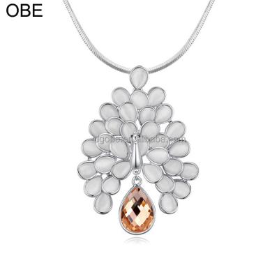 China New Arrival Crystal Good Quality Hot Selling Brand OBE Sweater Crystal Necklace for sale