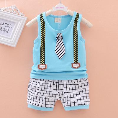 China 2020 new summer wholesale QUICK DRY children's casual Korean version of boy's shorts infant children set Korean version pure cotton for sale