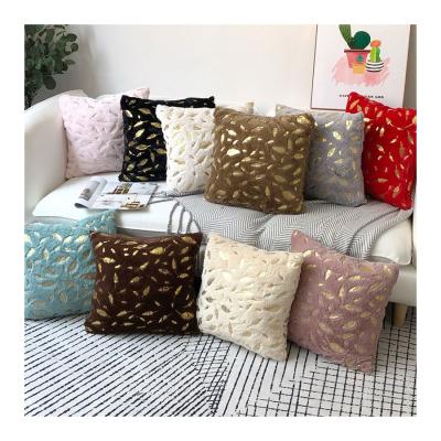 China Anti Dust Mite 45x45cm Home Decoration Sofa Pillow Cover Velvet Cushion Cover Funda De Cojin Decorativo for sale