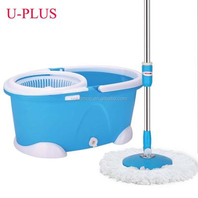 China Features Sustainable Dual Hand Press Bucket Mop 360 for sale