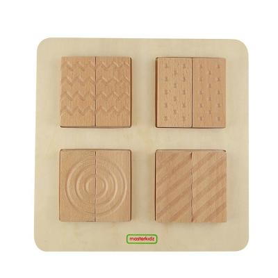 China Beech Wood and Plywood Wooden Children Early Learning Toy Visual Matching Blocks Sensory Matching Games for Home and School for sale