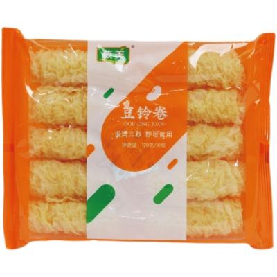 China Could be cooked with all healthy ingredients Bean Food Fried Beancurd Roll Hotpot Cooking Bean Skin Roll Method Soy Wholesale Products for sale