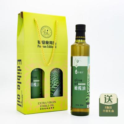 China Cooking and Cooking Oil 100 Pure Essential Extra Virgin Olive Oil Hualong Cold Pressed Fruit Oil Bottle Flavoring Oil 500ml Wholesale for sale