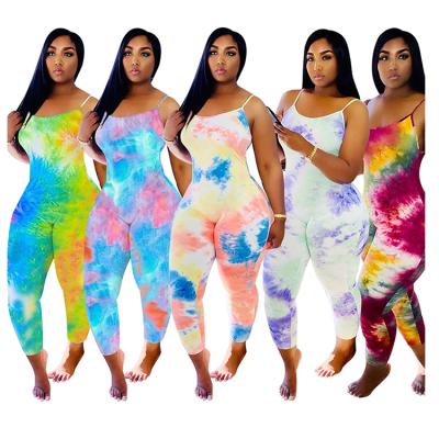 China Link anti-static dye best-selling fashionable women fashion summer 2021 women one-piece overalls and rompers for sale