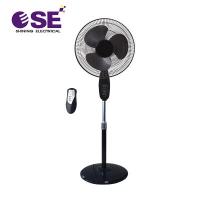 China National electric home hotel electric copper motor 16 inch rack swinging fan with remot for sale