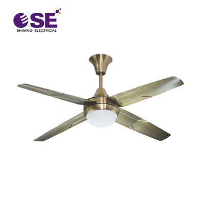 China 48 Inch Modern Decorative Iron Blade Ceiling Fan Metal Hanging Fan 48 Inches for sale