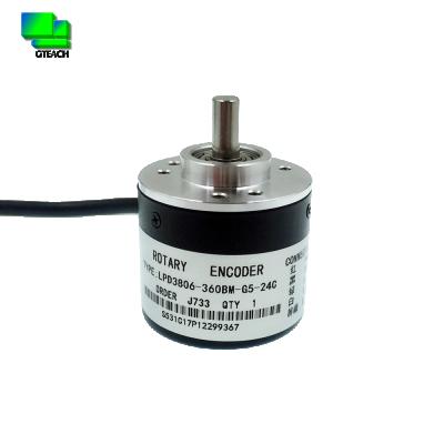 China Position sensor encoder 360 ppr LPD3806-360BM-G5-24C 2-phase incremental optical rotary encoder 360 pulse lines for sale