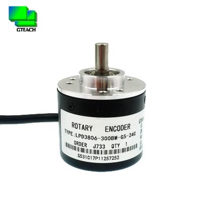 China AB Speed ​​Sensor Signals Rotary Encoder LPD3806-300BM-G5-24C 300 Pulses NPN Open Collector Incremental Optical Rotary Encoder for sale