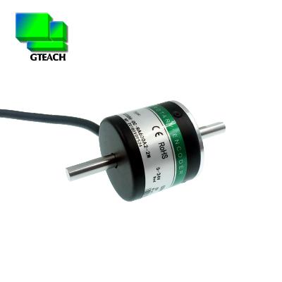 China Shaft 6mm Diameter 38mm Incremental Shaft Type Speed ​​Sensor Optical Encoder Photoelectric Encoder Dual Shaft Encoder for sale