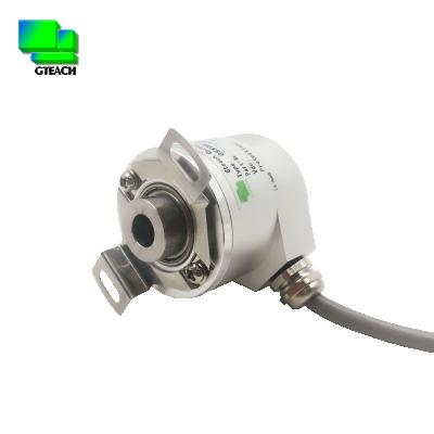 China ppr ABZ phase encoder half empty shaft 8mm diameter 38mm type optical incremental rotary speed sensor GSK hollow shaft 1024 code 1024 pulse for sale