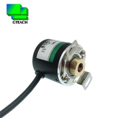 China Photoelectric Speed ​​Sensor Encoder 5-24V 200 Pulses AB Phase Diameter 38mm Half Empty Hollow Shaft 8mm for sale