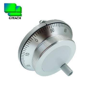 China CNC Machine Diameter 80mm 100 ppr Pulse 5V DC MPG Handwheel Encoder For CNC System CNC Mill Router Manual Control for sale