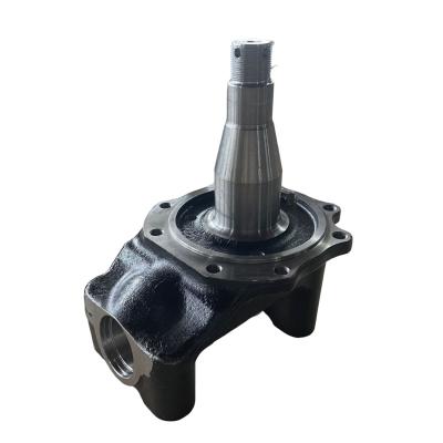 China Iron Drop Axle Stub Axle Wheel Bearing Housing Steering Knuckle For Chenglong Truck for sale