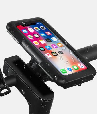 China Handlebar Mount Phone Holder Bike for iPhone,Cell Mount for Cup Handlebars,Road Exercise Peloton Handlebar Mountain Spin Mobile Bag for sale