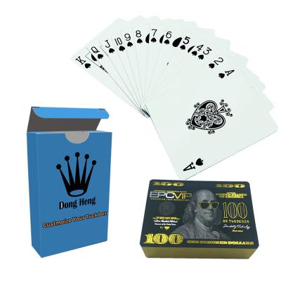 China Paper or PVC Customize Poker 2023 Wholesale Top Quality Elegant Hot Sale Custom Paper Playing Cards with Tuck Box for sale