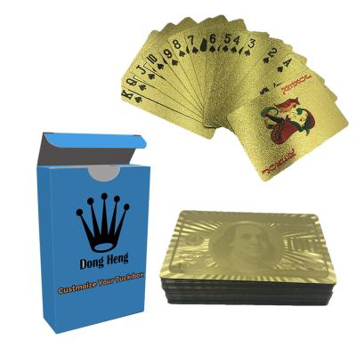 China Paper or PVC Top Quality Customize PVC PET Playing Cards  Elegant  Playing Cards with Tuck Box for sale