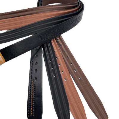 China Men's Business Lot Artificial Leather Running Belts with 40+ Textures Embossing Surface Super-Fiber Pin Buckle Belts for Men's Business for sale