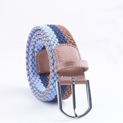 China For Men And Women Polyester Weave Webbing Fabric Customized Hot Selling Elastic Multicolor Belt For Man And Woman for sale