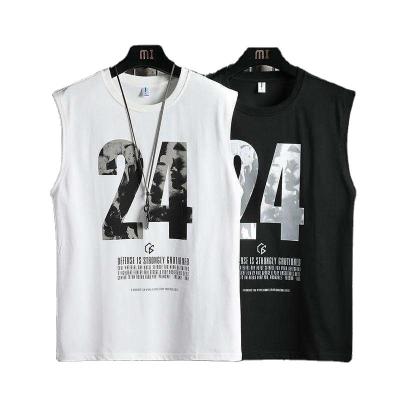 China Men's Leisure Vest Summer Sportswear Vest Digital Spot Printing Wholesale QUICK DRY for sale