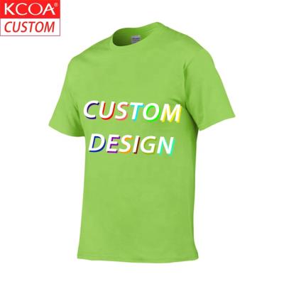 China Hot Sale Anti-Shrink Custom Colors Personalized Summer Cotton Plain T-Shirt For Sale for sale