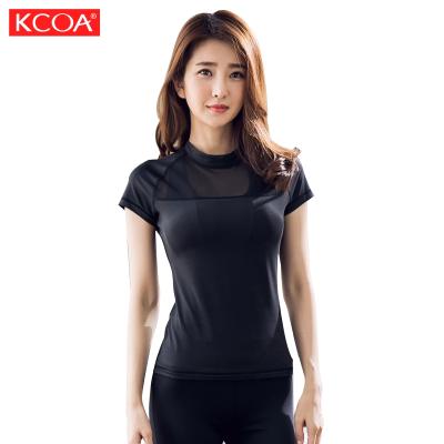 China New Antibacterial Material Loose Fit Women Sweat Gym Wear Cotton T-Shirt for sale