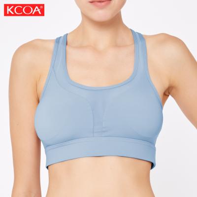 China Tight Fit Breathable Gym Clothing Plus Size Sports Workout Yoga Bra Top For Women for sale