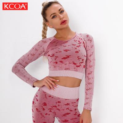 China Antibacterial Popular Athletic Sport In Running Women Long Sleeve Compression Shirt for sale