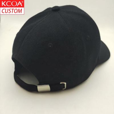 China 2020 JOINT Black Professional Custom Flex Fit Baseball Cap For Men In White for sale