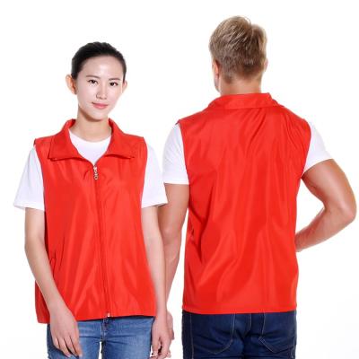 China High quality summer voluntary sleeveless cheap custom promotional advertising vest anti-shrink for sale