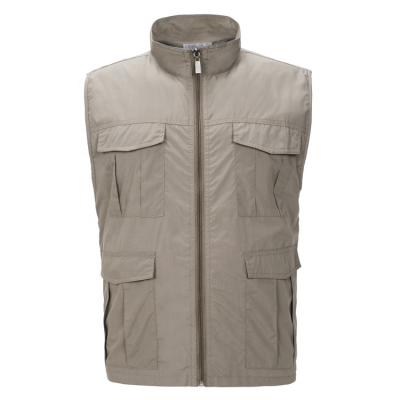 China In-Stock Gray Unisex Fishing Photographer Vest Anti-Shrink Vest for sale