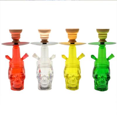 China Eco-Friendly NO MOQ Amazon Skulls Hookahs Wholesale Hookahs Hookah Shisha Skull Luxury Sheesha Led for sale