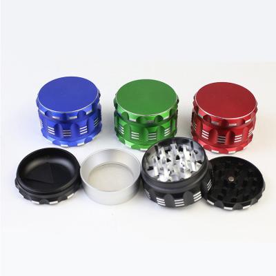 China Eco-Friendly NO MOQ Wholesale Metal Zinc Alloy Custom Herb Grinder 4 Layers Premium Custom Dry Herb Grinder for sale