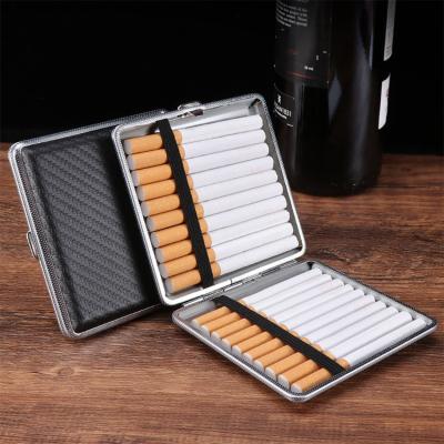 China Eco-friendly Luxury Leather Cigarette Box Leather Cigarette Holder Cigarette Box for sale