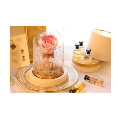 China Best Selling Forever Rose Flower In Glass Eternal Preserved Roses For Girlfriend 5-6cm for sale