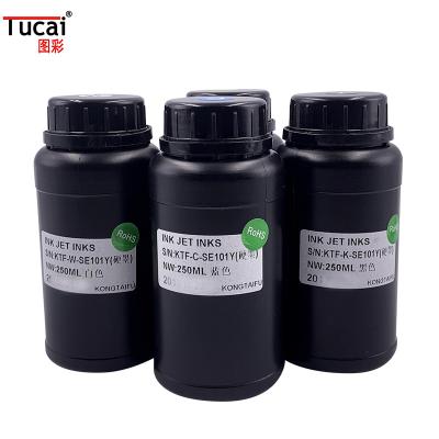 China 250 ml 500 ml de tinta UV de jato de tinta LED tinta UV para Epson Flatbed Print Head R330 L800 L805 1390 à venda