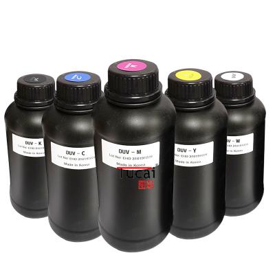 China Zuid-Korea UV Inkjet Ink ECO Neutrale UV Ink Voor DX5 DX7 Printhead Te koop