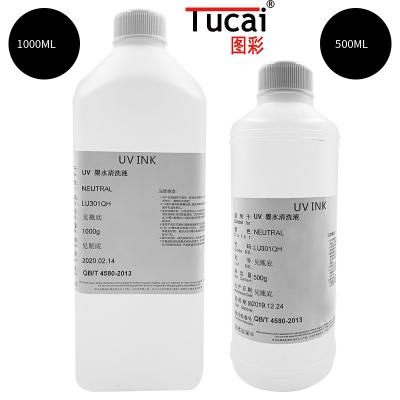 Chine 500 ml/pcs 1000 ml/pcs solution de nettoyage à l'encre UV Dose d'encre pour la tête d'impression Konica Toshiba à vendre