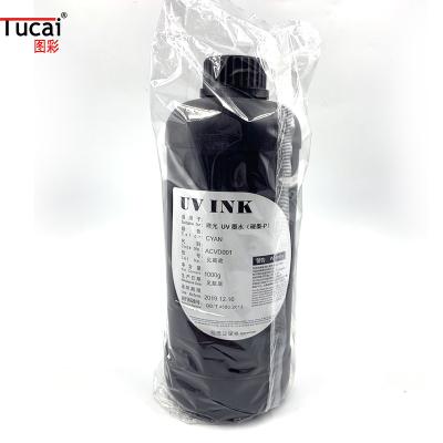 China Strong Adhesion CMYK Ricoh White Fast Dry Ink UV Printing  For Ricoh  RICOH G4 G5 Konica Printheads for sale