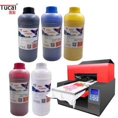 China 1000 ml DTG Pigment Tinten Weiß Textil Bekleidung Stoff Drucker Tinten Für Epson Dx6 Dx7 Dx9 zu verkaufen