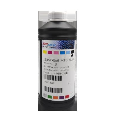 China Tinta UV solar de jato de tinta segura e ecológica adequada para Ricoh Konica Seiko Toshiba código QR código de barras à venda