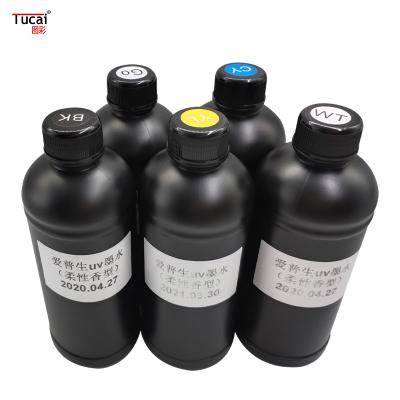 China Geeignet für UV-Flachbettdrucker Duft UV-Tinte für Epson DX5 DX7 XP600 TX800 für Telefongehäuse Acryl PVC zu verkaufen